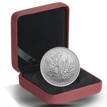 2014 $10 1/2oz Silver Maple Leaf - Click Image to Close
